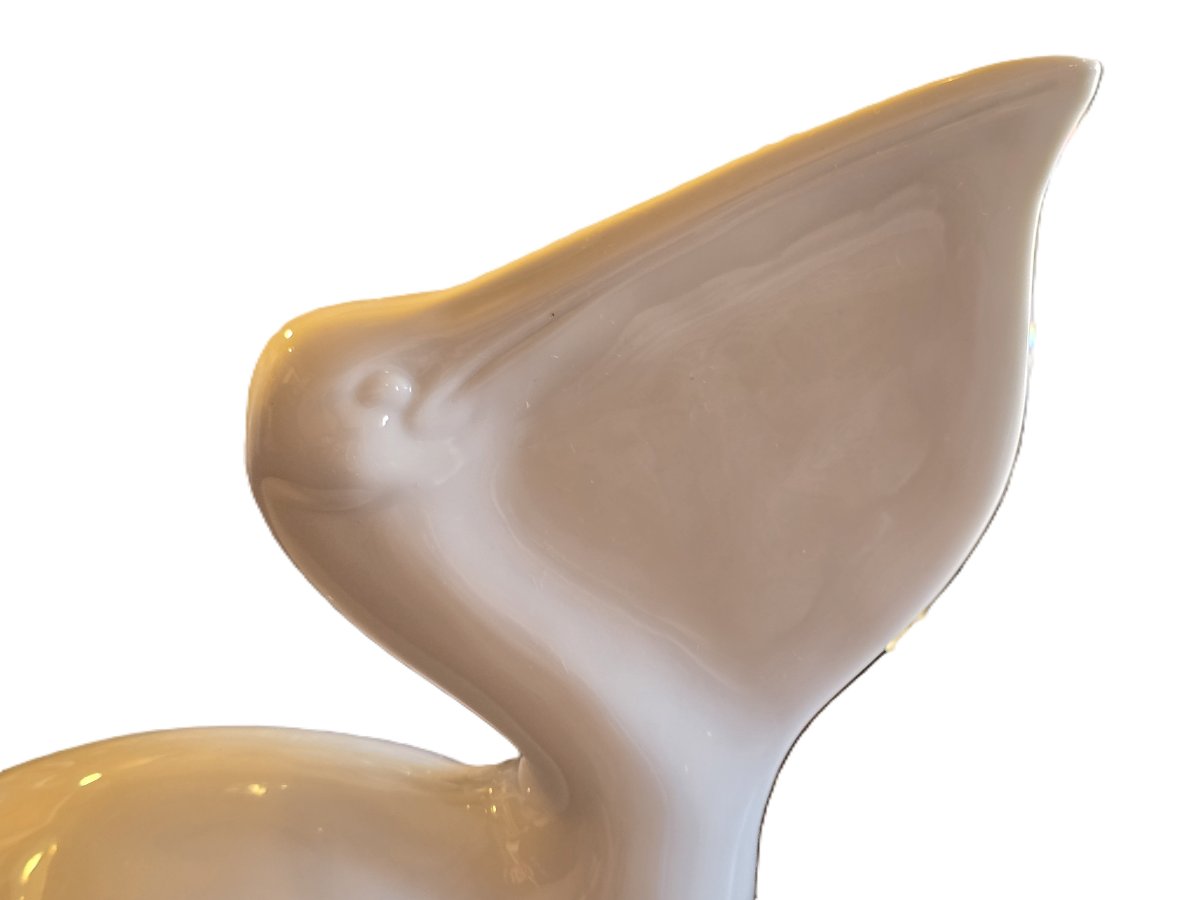 Pelican – Vintage Porcelain Figurine By Ljubiša mišić For Goebel, 1984-photo-2