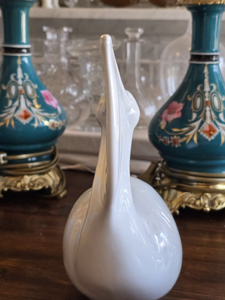 Pelican – Vintage Porcelain Figurine By Ljubiša mišić For Goebel, 1984-photo-3