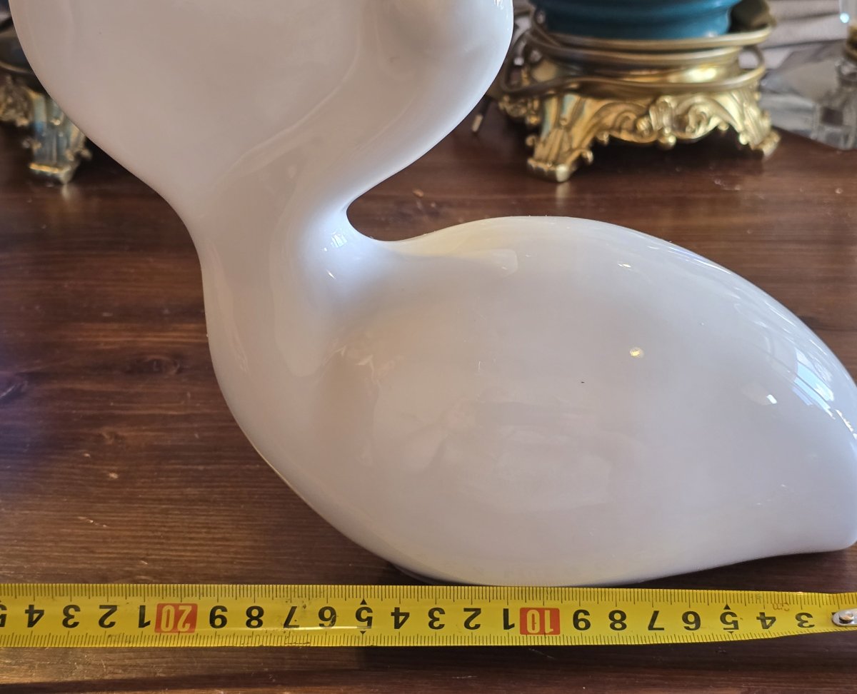 Pelican – Vintage Porcelain Figurine By Ljubiša mišić For Goebel, 1984-photo-5