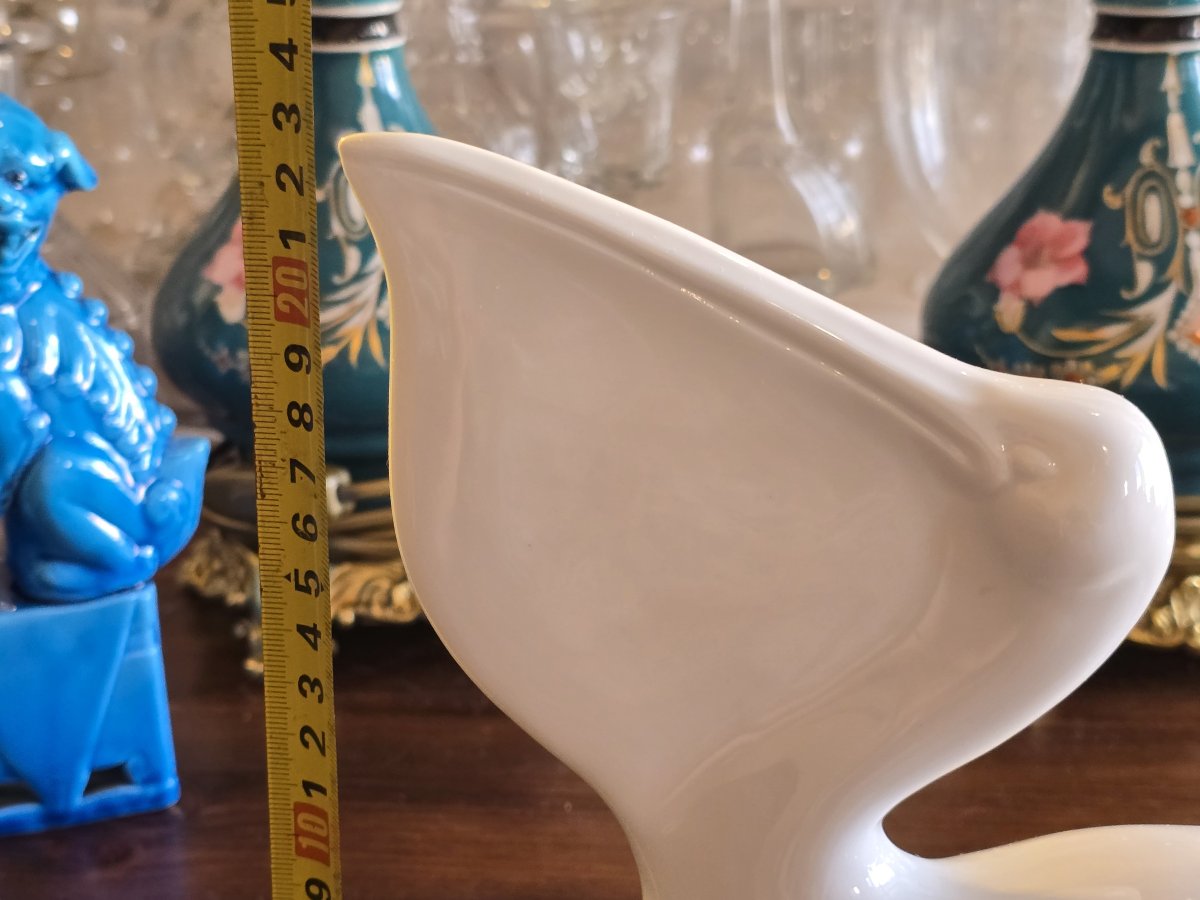 Pelican – Vintage Porcelain Figurine By Ljubiša mišić For Goebel, 1984-photo-6