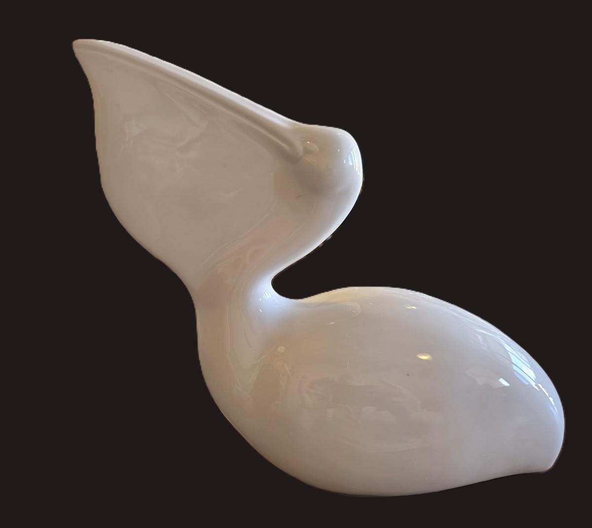 Pelican – Vintage Porcelain Figurine By Ljubiša mišić For Goebel, 1984