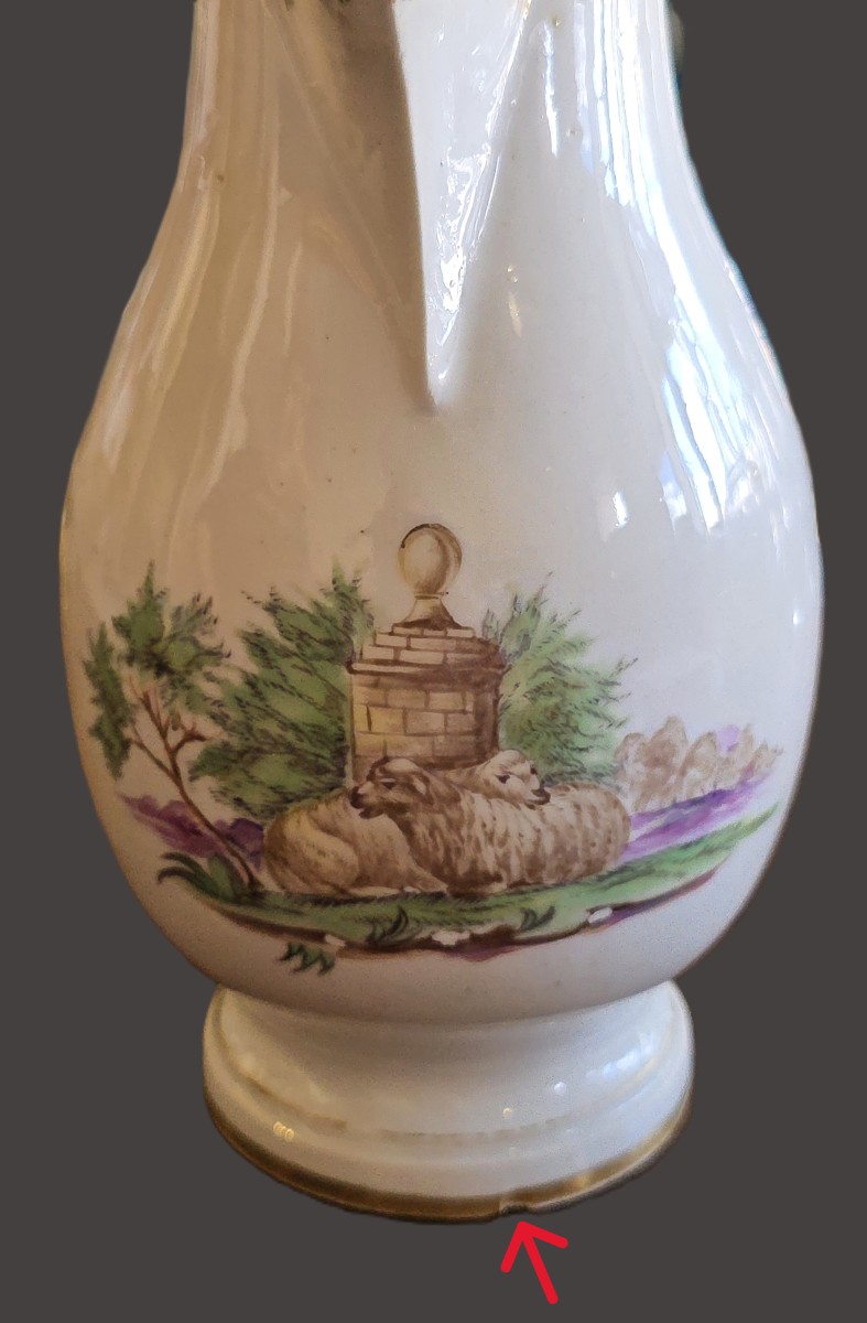 Cafetière égoïste en porcelaine – Manufacture de Joseph‑Adam Hannong, Strasbourg, XVIIIᵉ siècle-photo-3