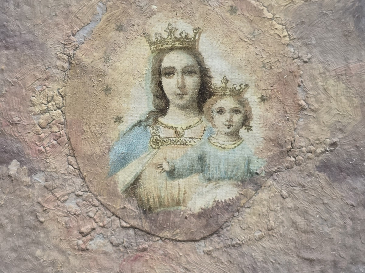 Votive And Naïve Painting, Gouache, Italian Ex‑voto, 1920-photo-4