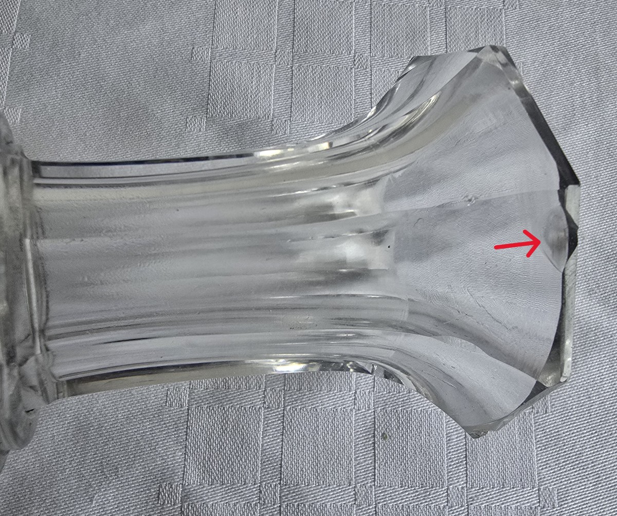 Antique Embossed Glass Bottle In The Neo-gothic Style-photo-4