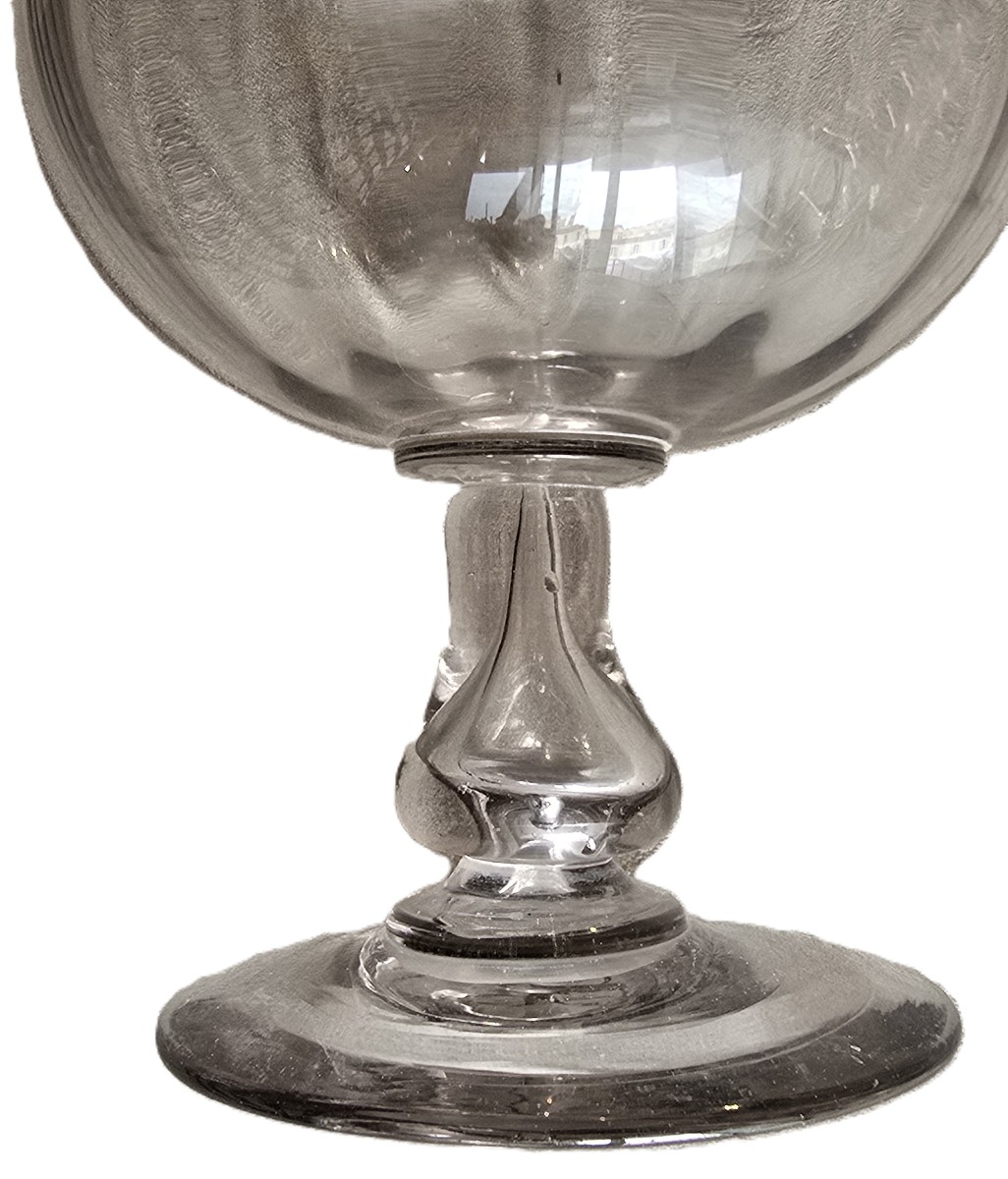 Antique Blown-glass Container For Leeches, 19th Century-photo-2