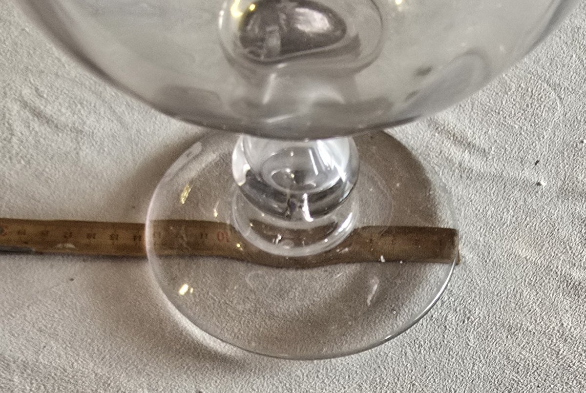 Antique Blown-glass Container For Leeches, 19th Century-photo-7