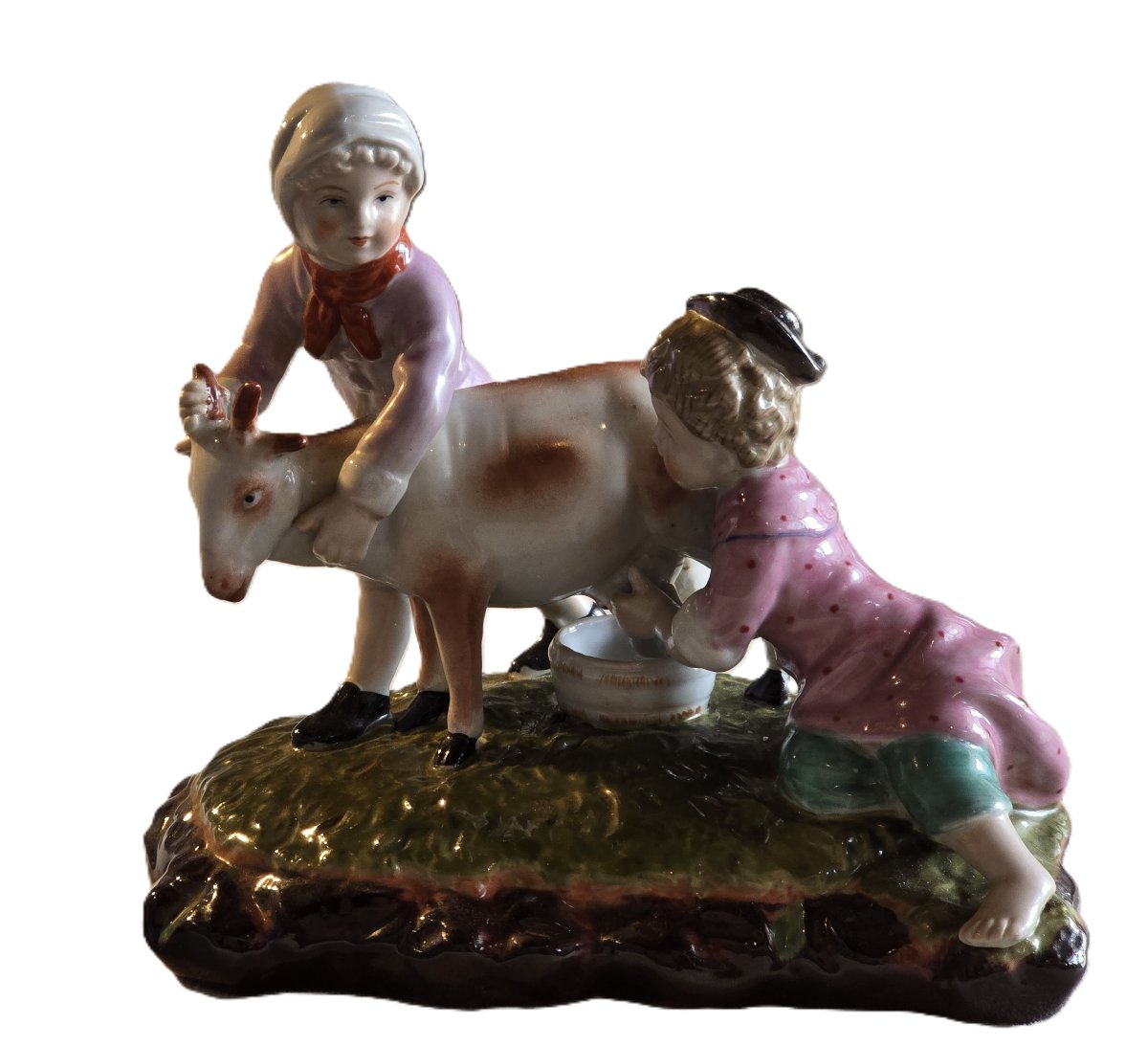 Pair Of Meissen Porcelain Figurines With Pastoral Themes, 20th Century-photo-4