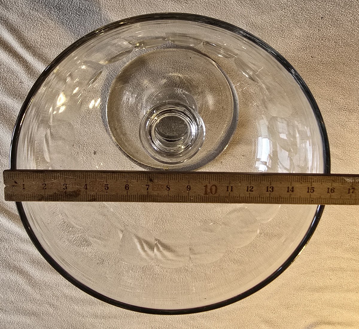 Paire de coupes à fruits en cristal, Baccarat, modèle Clermont, début XXᵉ siècle-photo-7