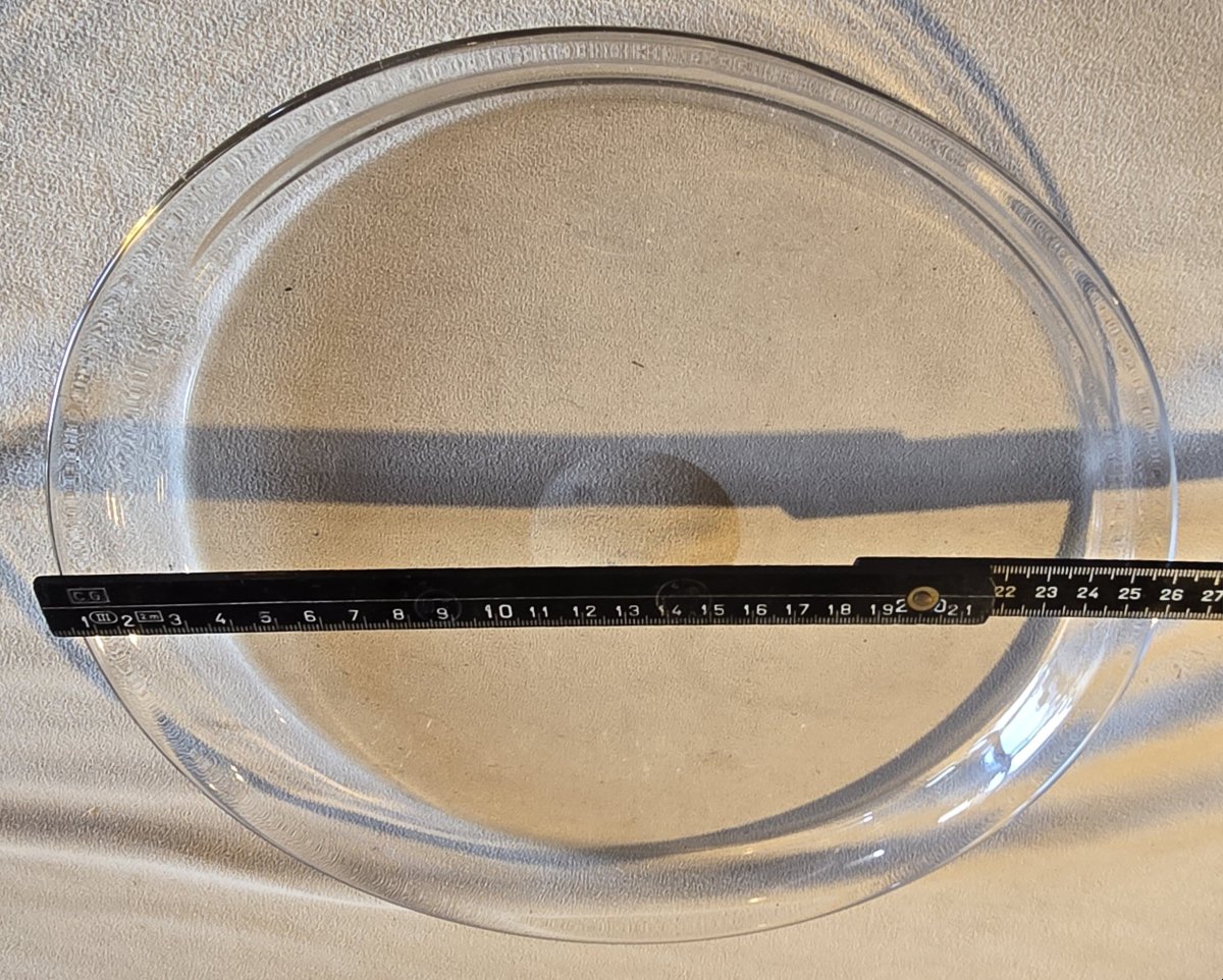 Antique Blown-glass Cheese Dome-photo-3
