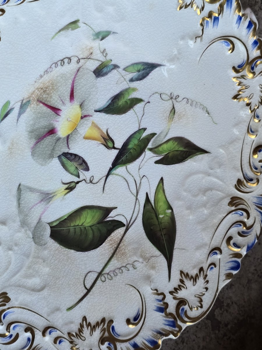 Hand-painted 19th-century English Plate-photo-4
