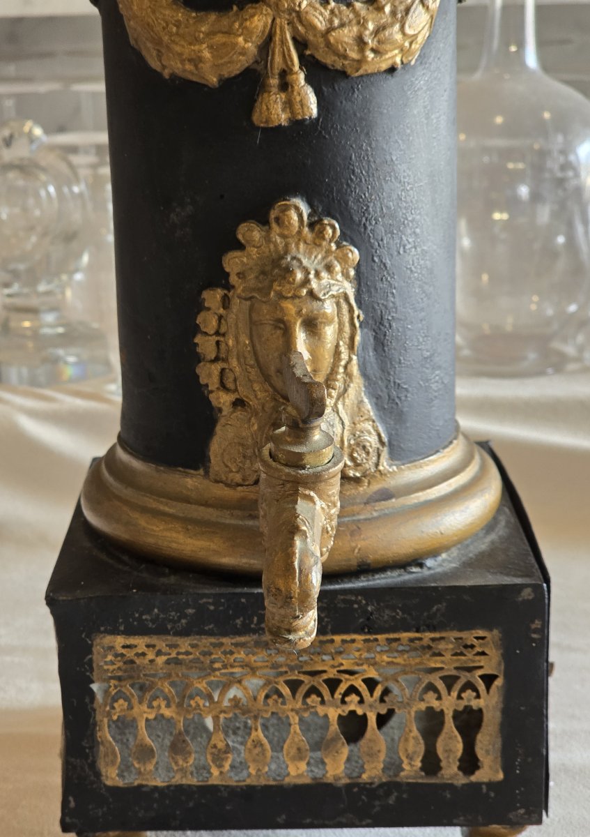 Antique Russian Sheet-metal Samovar, Late 19th Century-photo-2
