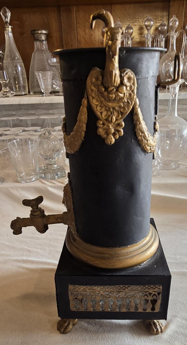 Antique Russian Sheet-metal Samovar, Late 19th Century-photo-3