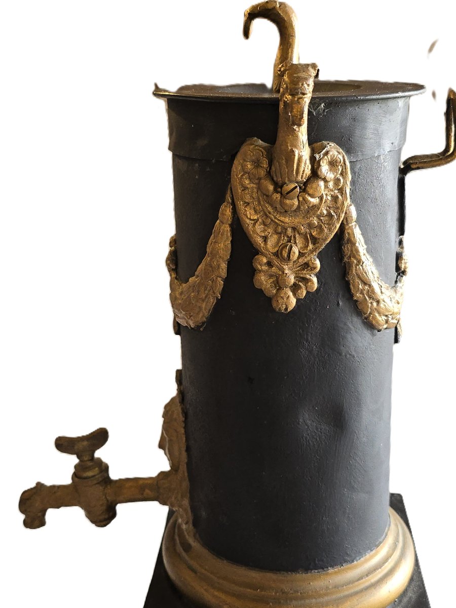 Antique Russian Sheet-metal Samovar, Late 19th Century-photo-4