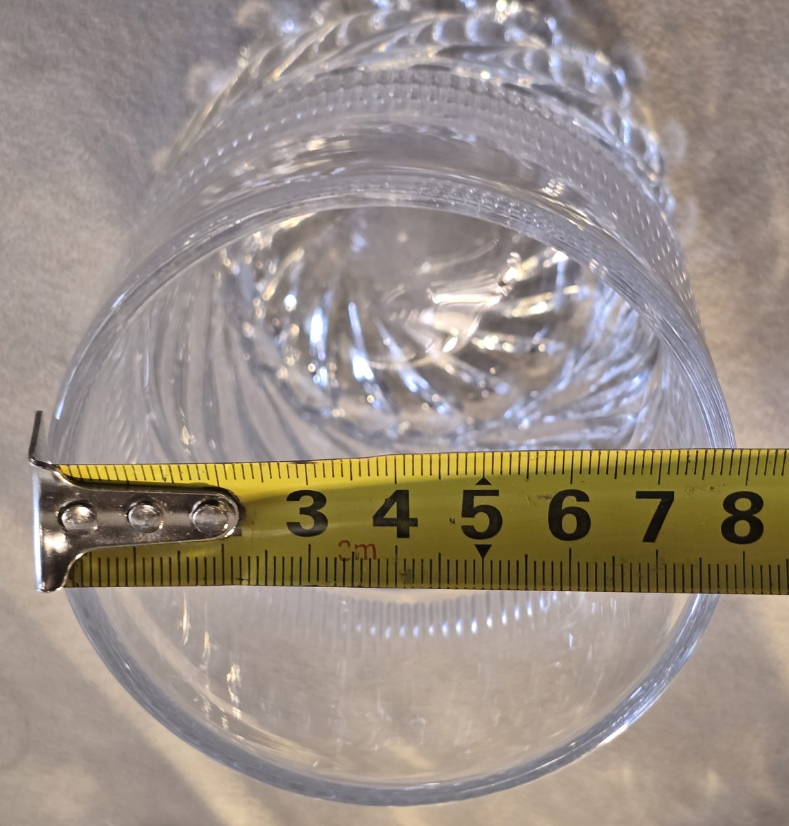 Ensemble 12 gobelets en cristal, modèle dit “SS” – Baccarat ou Saint‑Louis, époque Restauration-photo-5