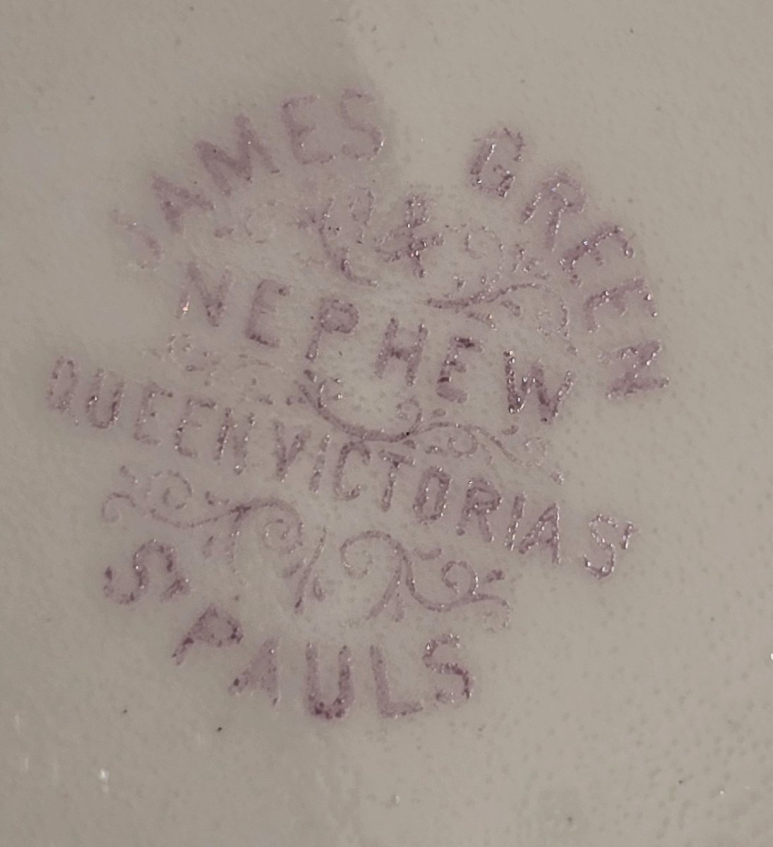 Old Antique Hand-painted Porcelain Plate, James Green & Nephew, London, 19th Century.-photo-3