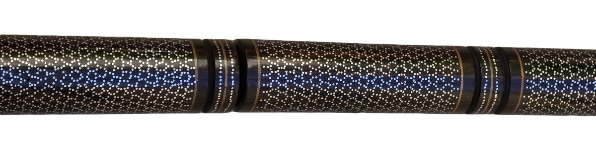 Antique Wooden Walking Stick With Metal Inlays – Maghreb, First Half Of The 20th Century-photo-1
