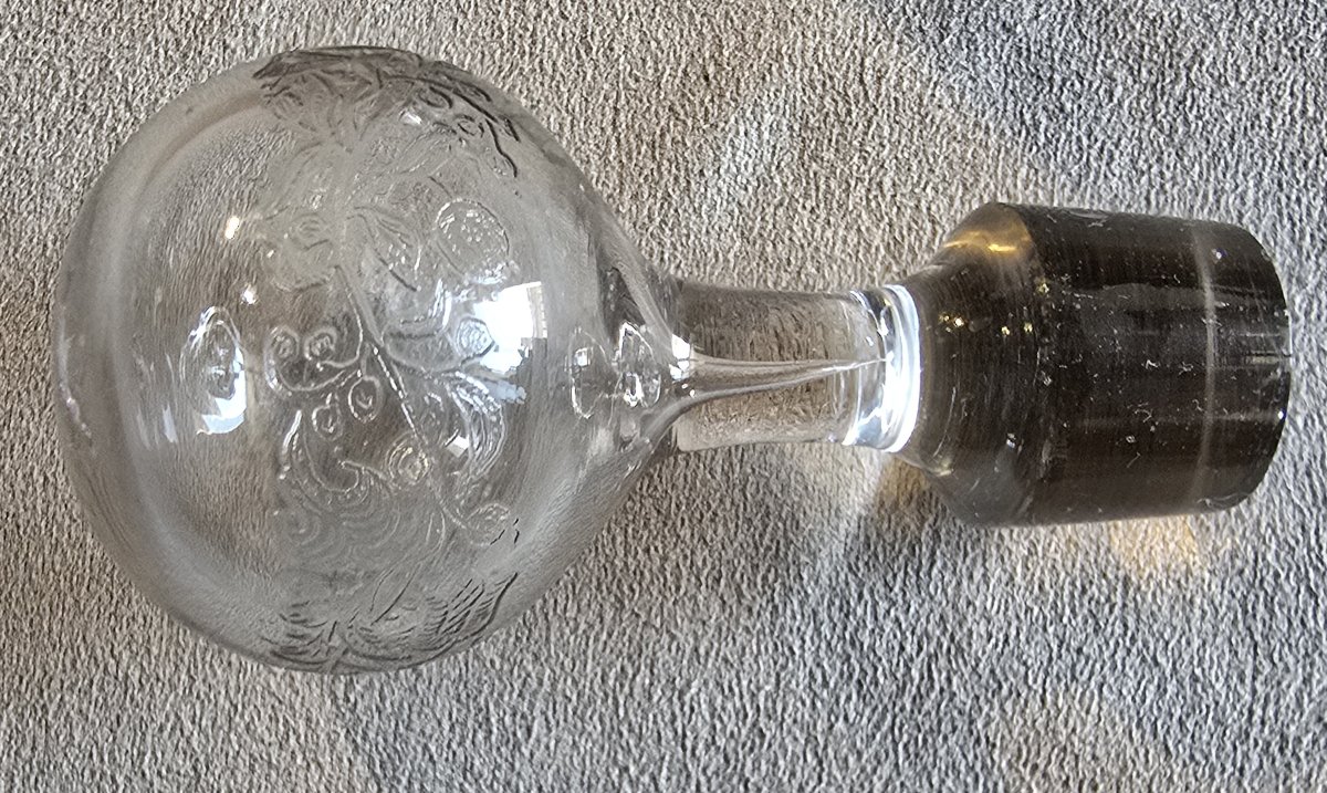 Antique Baccarat Crystal Decanter, Early 1900s-photo-2
