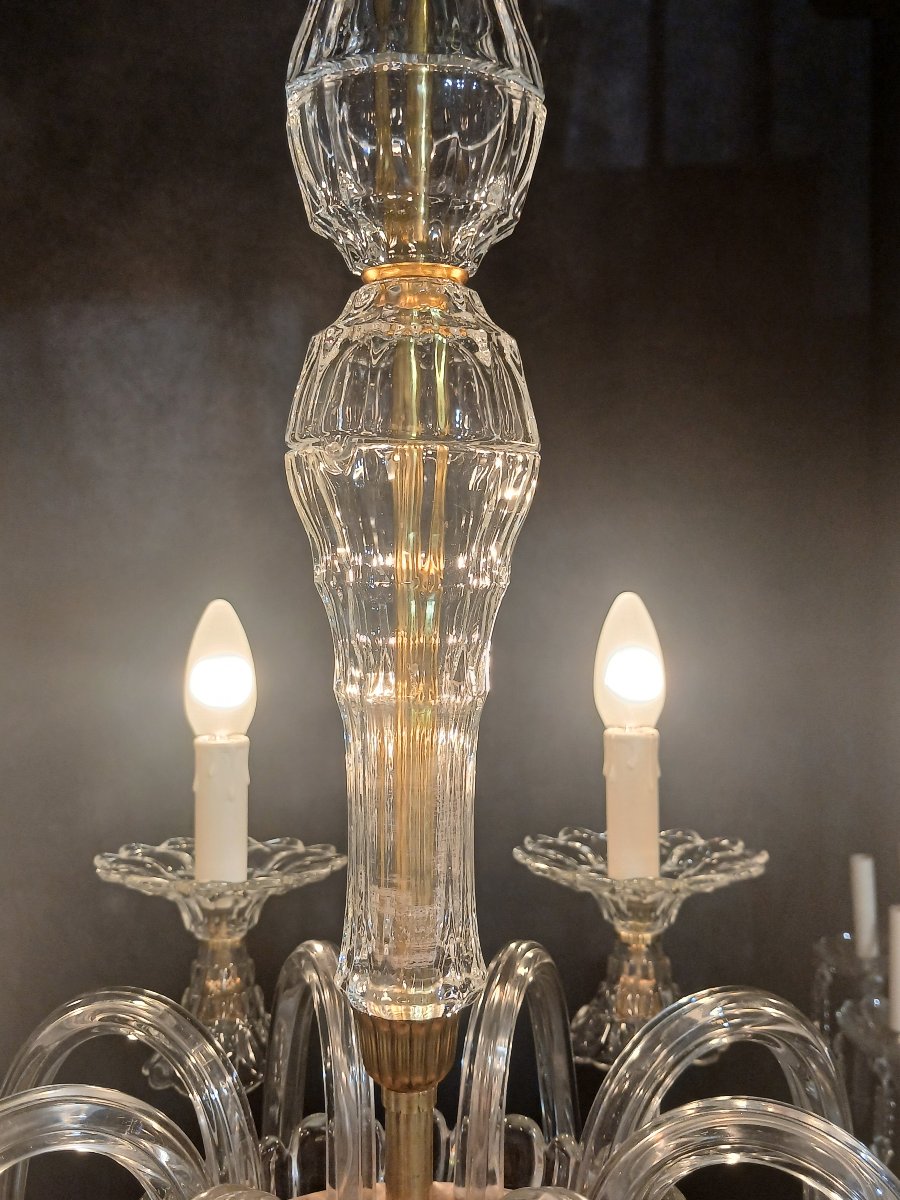 Italian Stained-glass Chandelier From The 1940s-photo-2