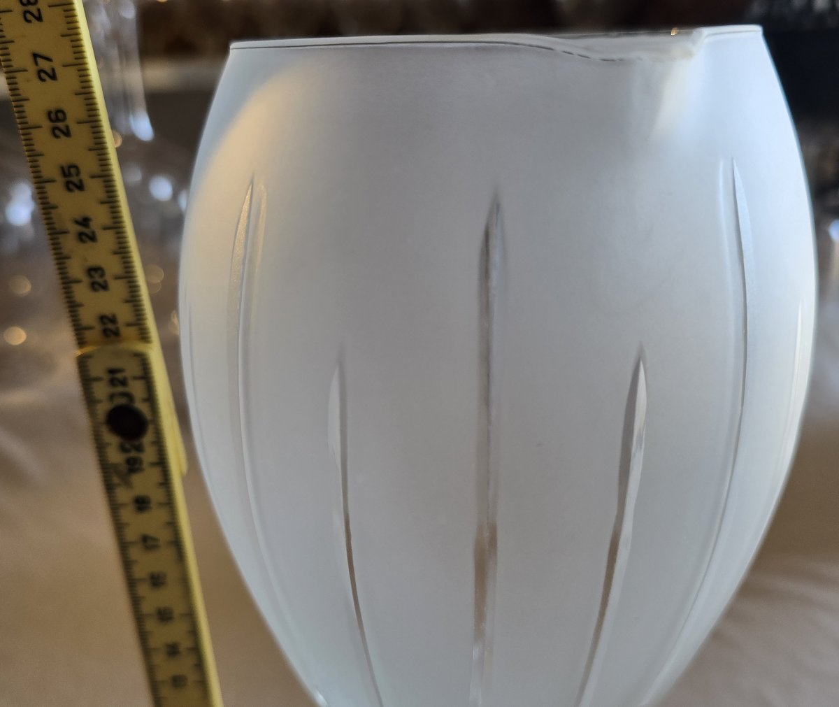 Antique Jug Made Of Satin-finished And Polished Crystal, Central Europe, Circa 1960–1970.-photo-7
