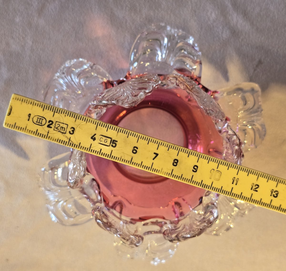 Petit lustre Art Nouveau à 3 lumières-photo-4