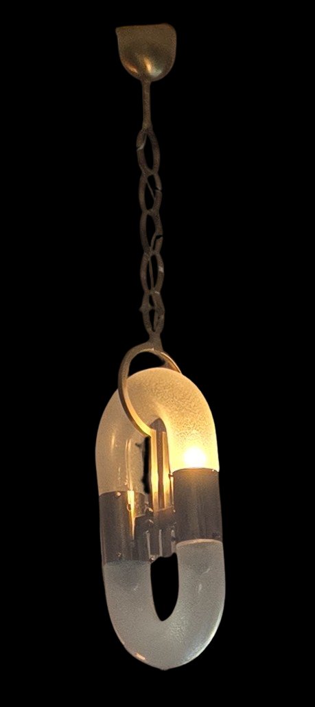 Lustre Design Aldo Nason pour Mazzega, vers 1960-photo-2