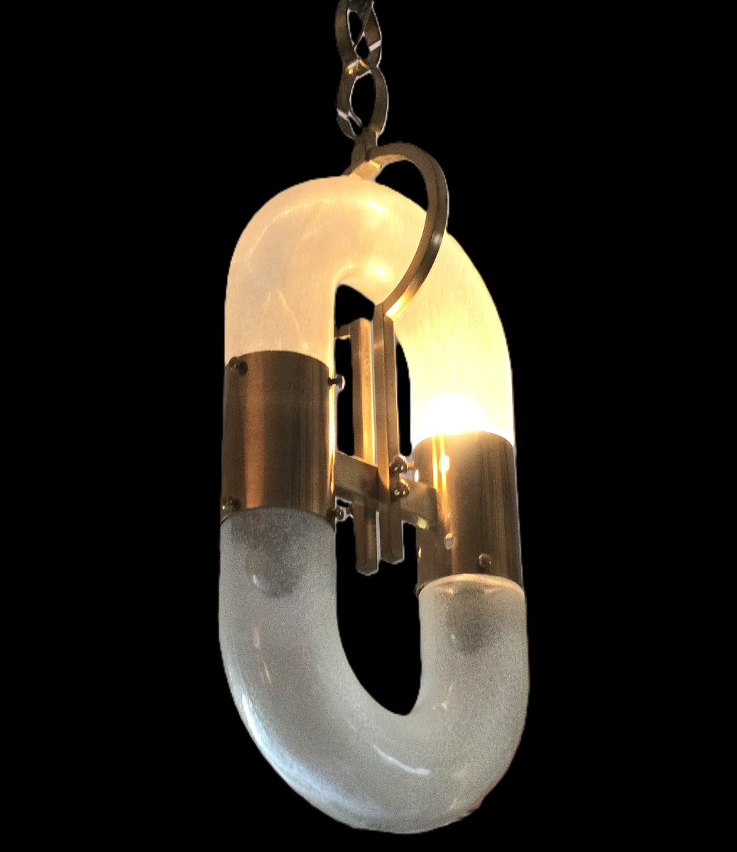 Lustre Design Aldo Nason pour Mazzega, vers 1960