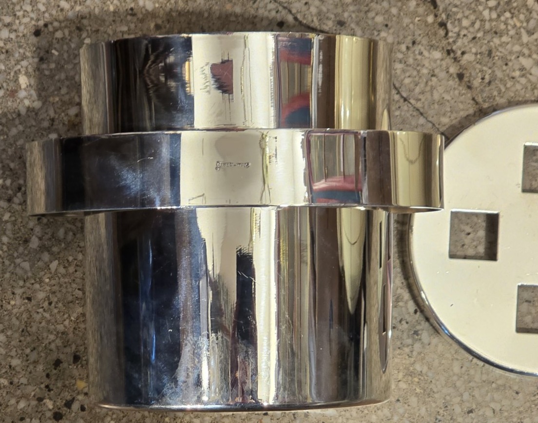 Silver-plated Metal Ice Bucket – Italy, 1970s, In The Style Of Maria Pergay-photo-2