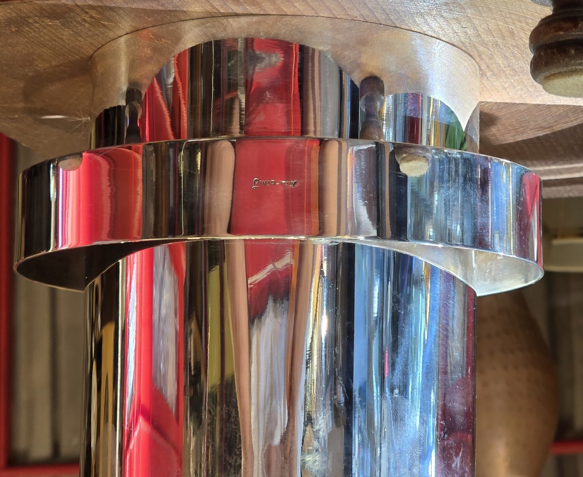 Silver-plated Metal Ice Bucket – Italy, 1970s, In The Style Of Maria Pergay-photo-3