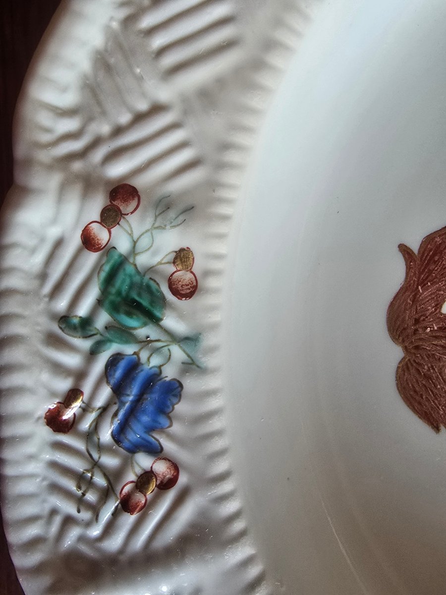 Assiette en porcelaine Ginori Doccia XVIII eme siecle-photo-4