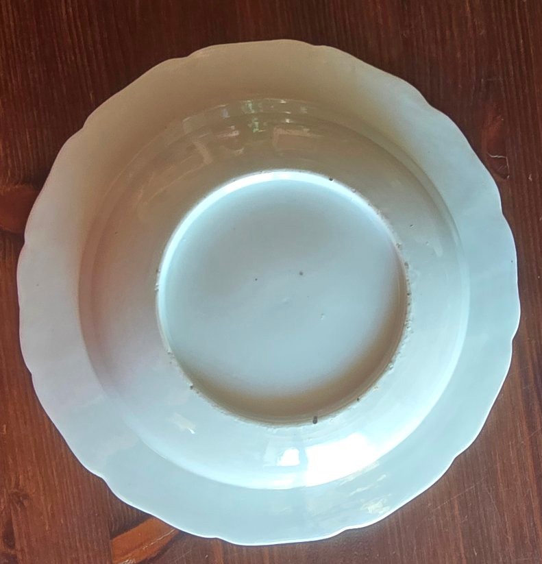 Assiette en porcelaine Ginori Doccia XVIII eme siecle-photo-3