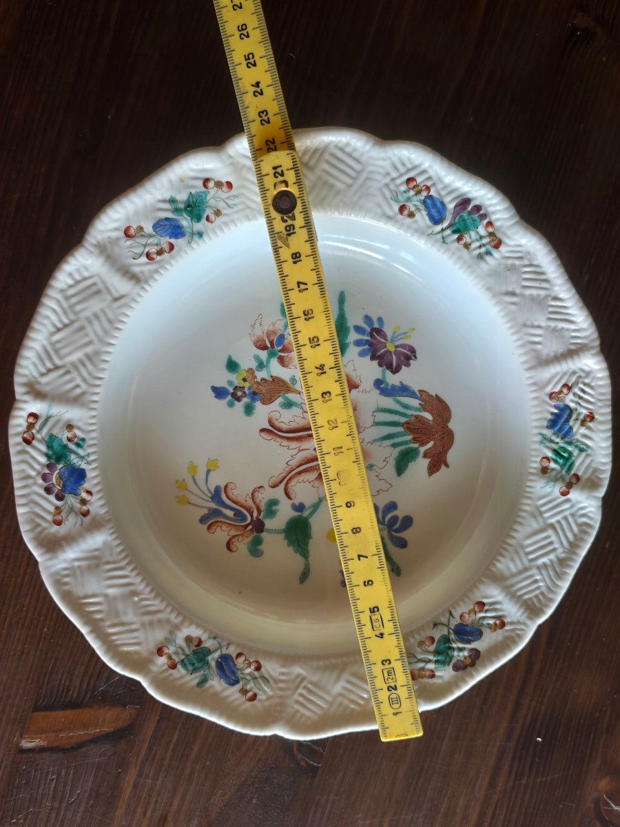 Assiette en porcelaine Ginori Doccia XVIII eme siecle-photo-4