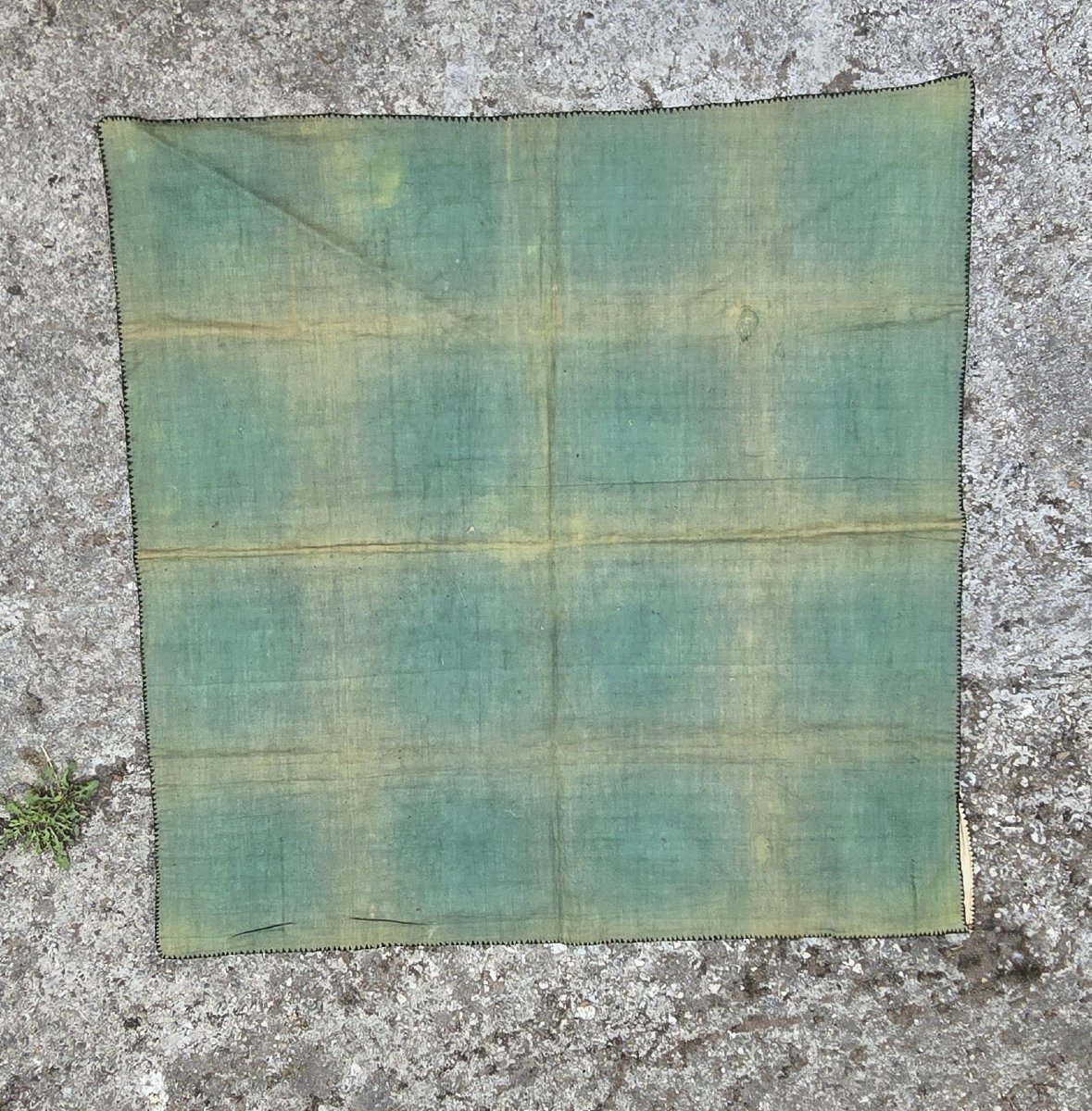 Ancien tissu brodé  à motifs pseudo‑sinographiques-photo-4