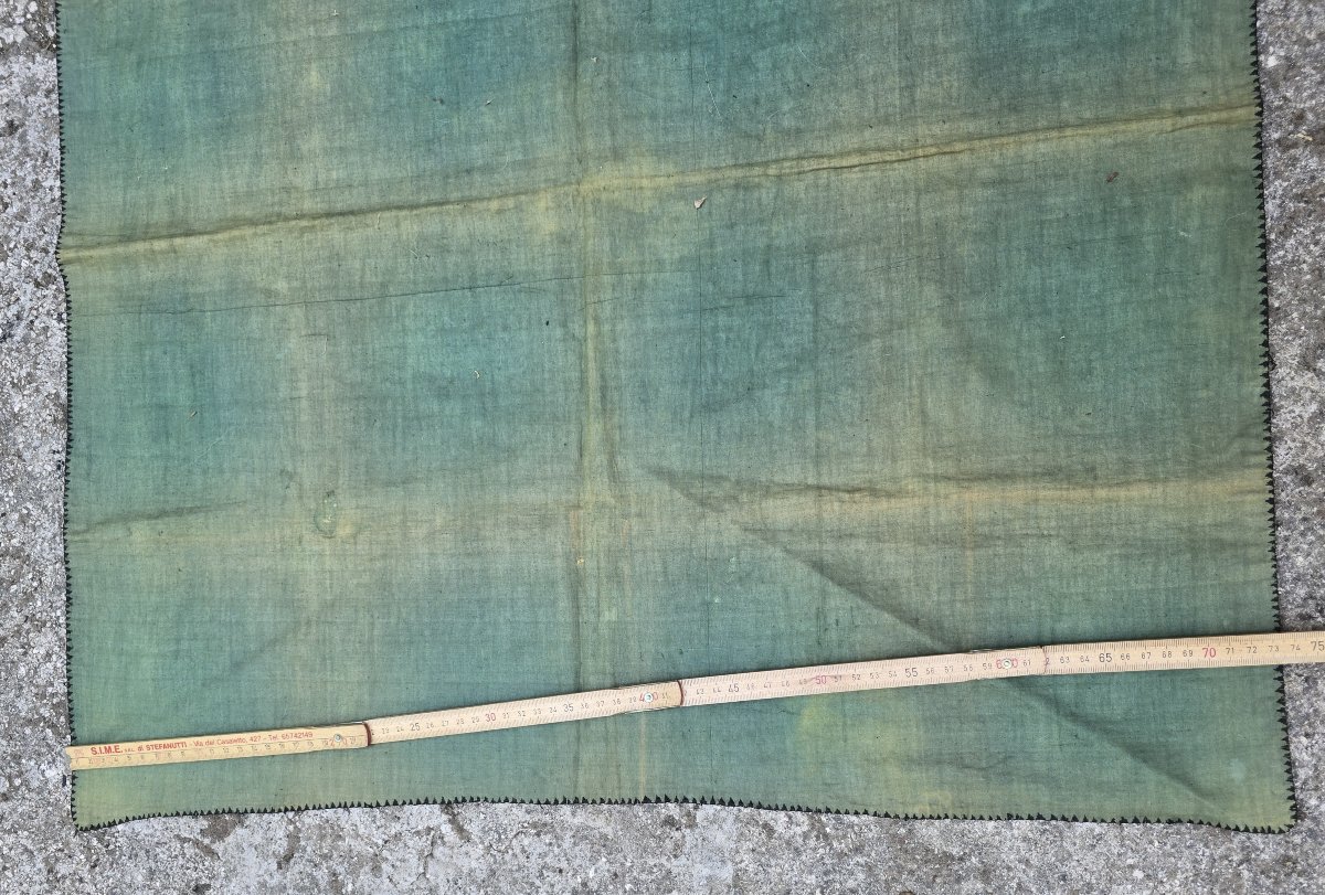 Ancien tissu brodé  à motifs pseudo‑sinographiques-photo-8
