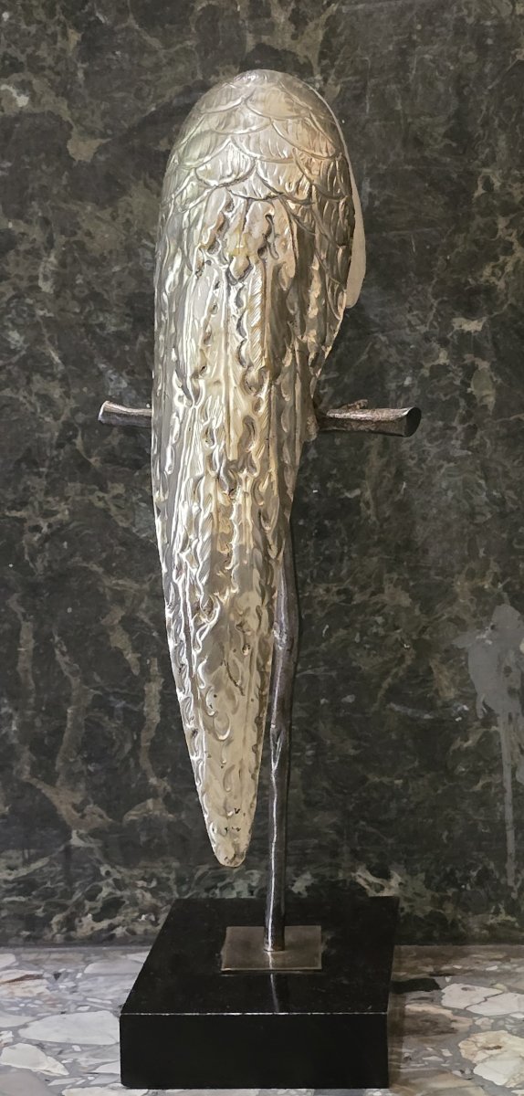 Perroquet sculpture de Gabriella Binazzi, vers 1970-photo-4