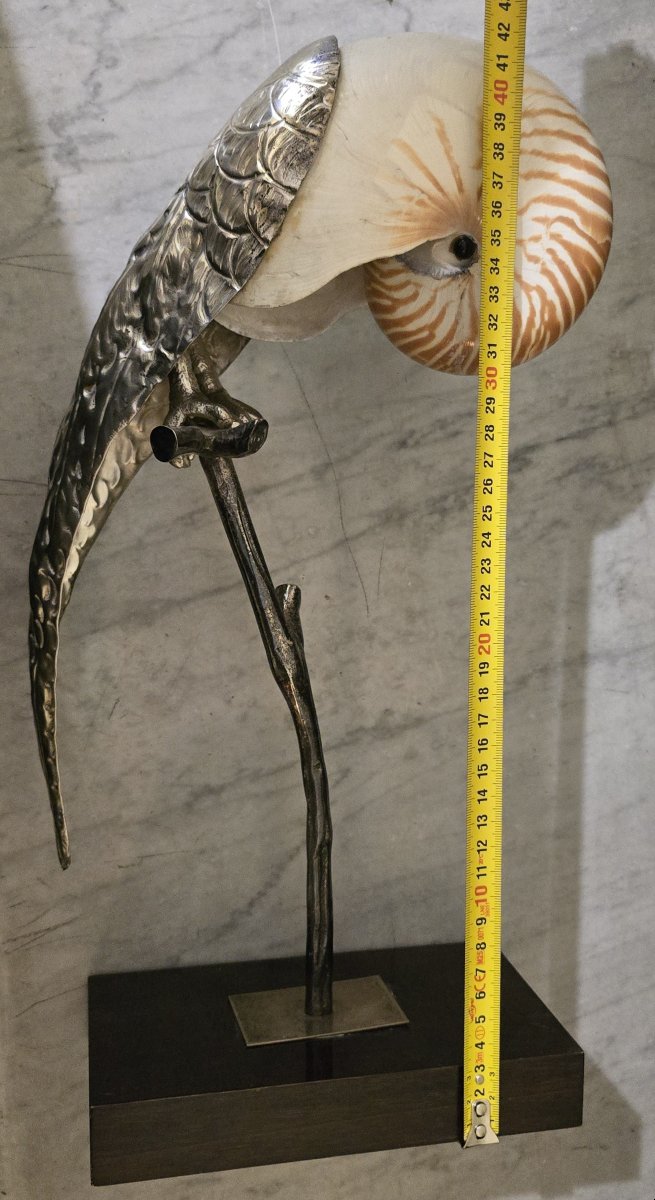 Perroquet sculpture de Gabriella Binazzi, vers 1970-photo-7