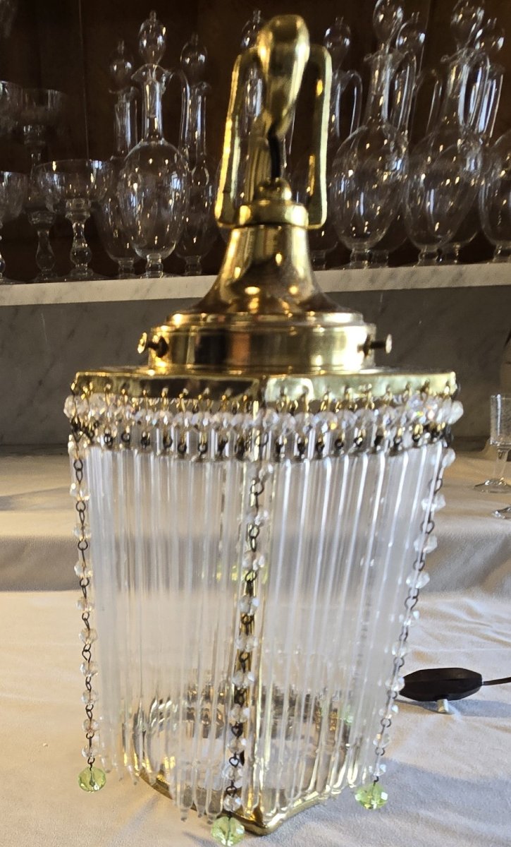 Lampe de table ancienne, France,  première moitié du XX ème siècle-photo-2