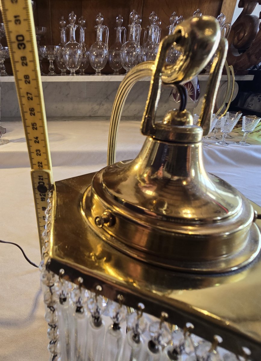 Lampe de table ancienne, France,  première moitié du XX ème siècle-photo-8