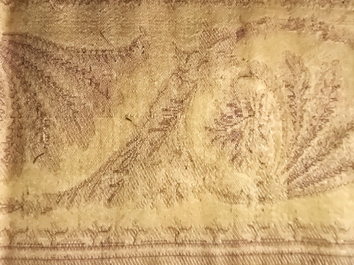 A Jacquard-woven Silk Ribbon From The Empire Period-photo-1