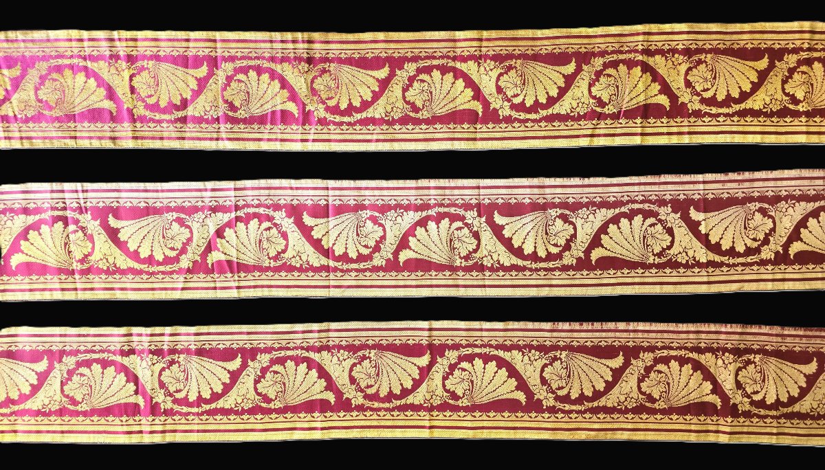 A Jacquard-woven Silk Ribbon From The Empire Period