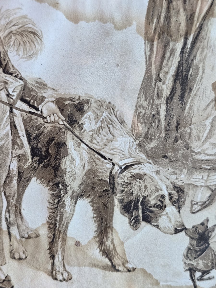Dessin à  l'encre sépia signé Lionel Péraux-photo-3