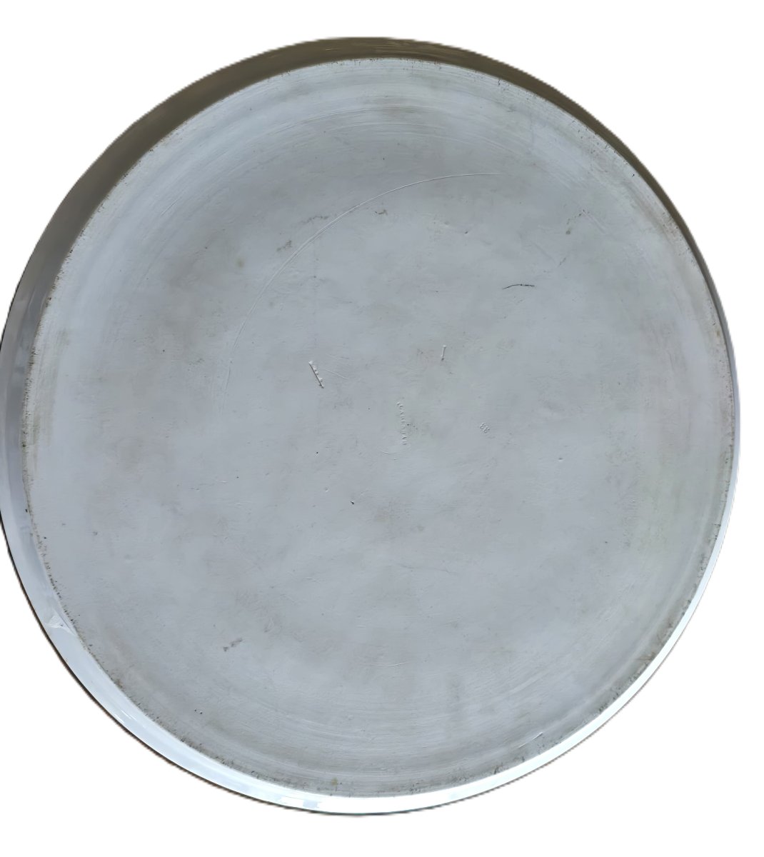 Grand plat de présentation en porcelaine Carlsbad XIX ème siècle-photo-3