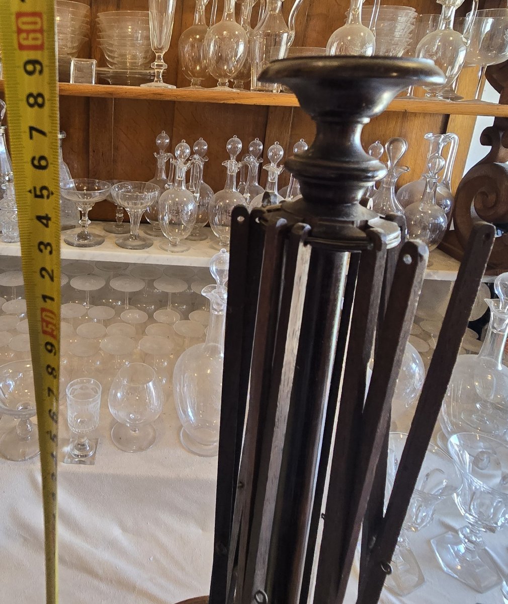 Antique Spindle For Skeins, Made Of Turned Wood, Second Half Of The 19th Century-photo-6