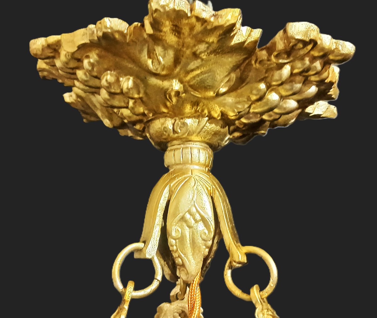 Art Deco Pendant Light By Degué, France, Circa 1925-photo-3