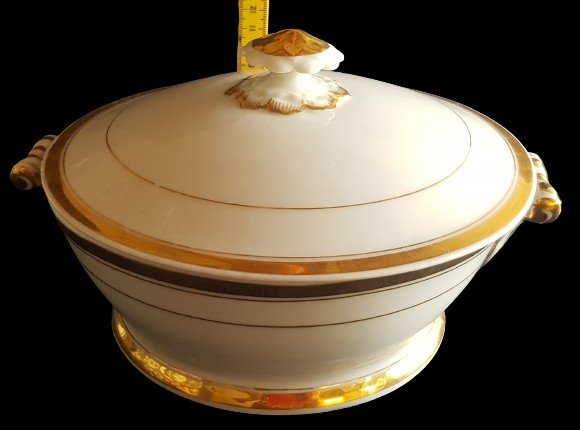 Paris Porcelain Soup Tureen XIXs-photo-5