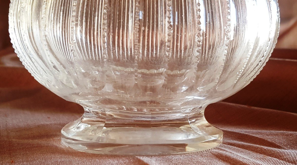 Bohemian Crystal Carafe Pitcher Cut XIX Sh 22 Cm-photo-3