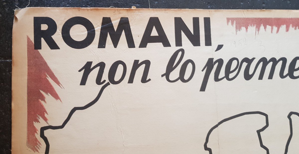 Two Anti-communist Electoral Propaganda Posters Italy Election May 1952-photo-2