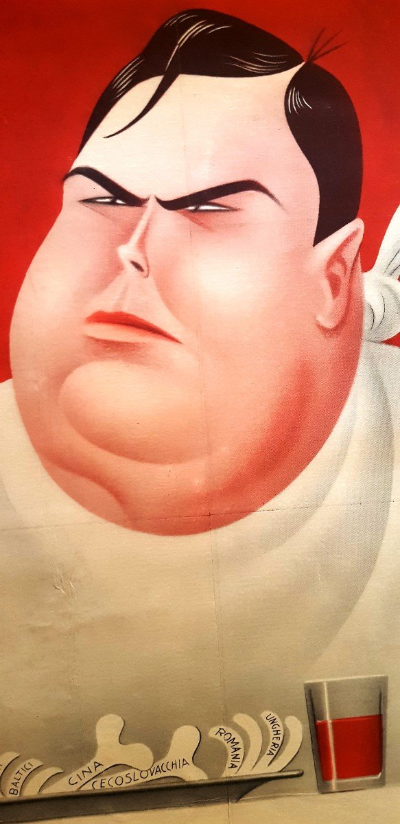 2 Posters 70x96 Cm Electoral Propaganda Civic Committees Italy 1953