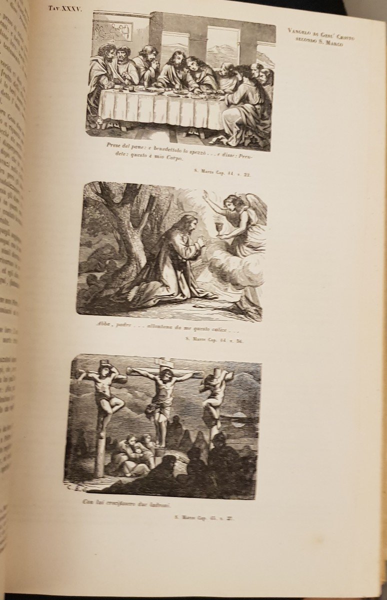 Antonio Martini 1844 - The Sacra Bibbia Secondo The Volgata Tradotta In Italiano-photo-5