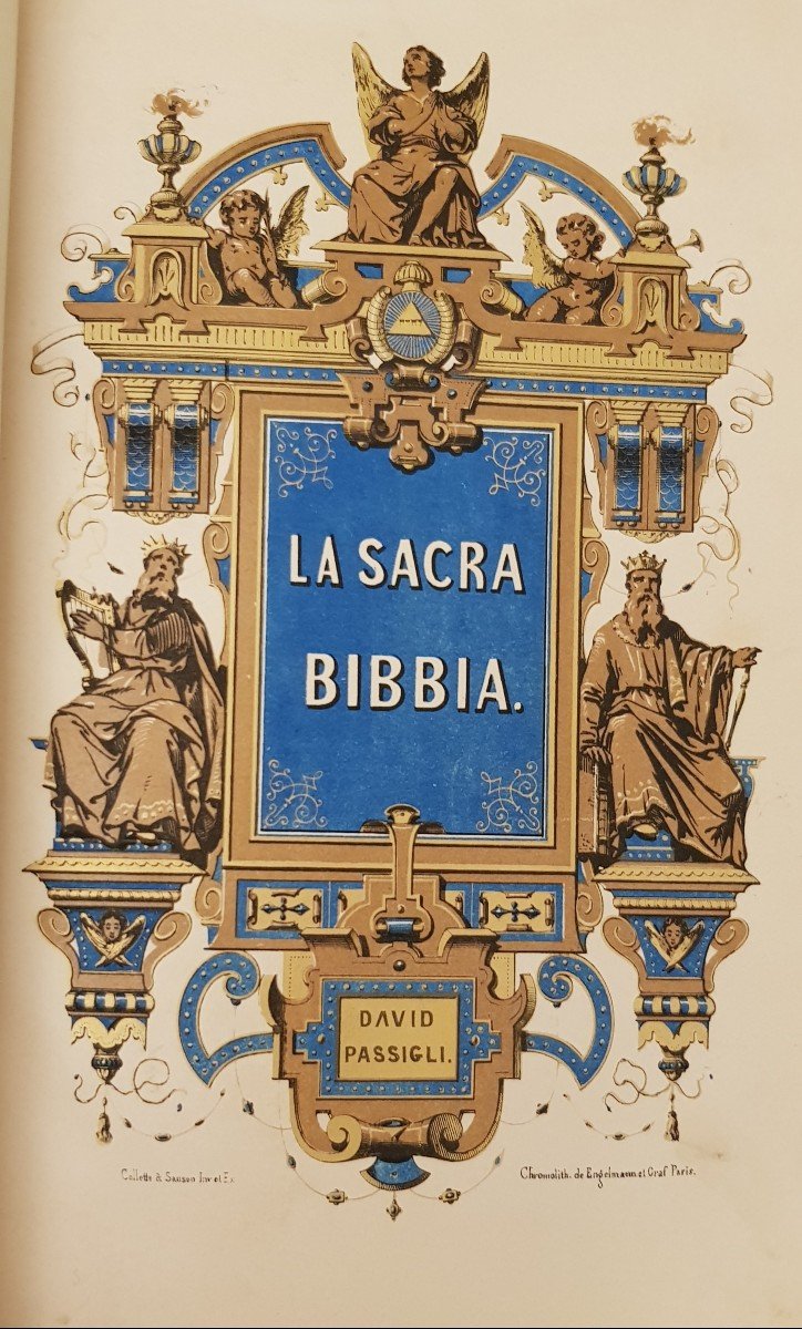 Antonio Martini 1844 - La Sacra Bibbia Secondo La Volgata Tradotta In  Italiano-photo-7