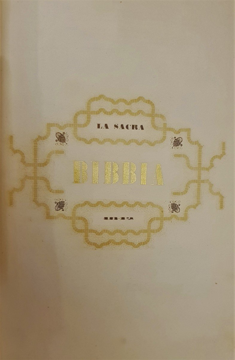 Antonio Martini 1844 - La Sacra Bibbia Secondo La Volgata Tradotta In  Italiano-photo-8